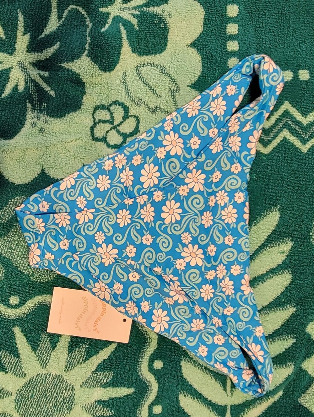 Dippin' Daisy's Blue Floral Bikini Bottoms